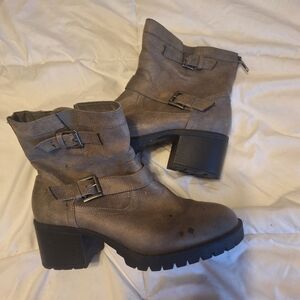 Torrid Dark Grey Boots Size 10